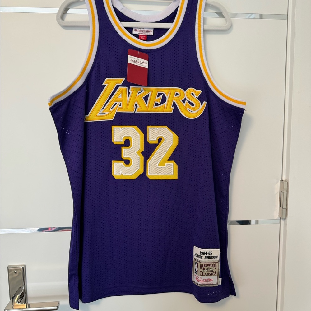 Mitchell & Ness Lakers Purple Jersey